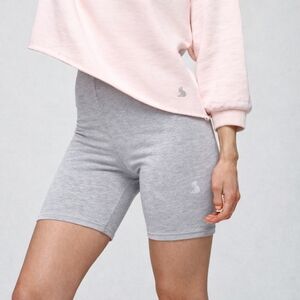 Kuwalla Gray Biker Shorts | Cotton Blend Athleisure High-Rise Stretch Casual NWT